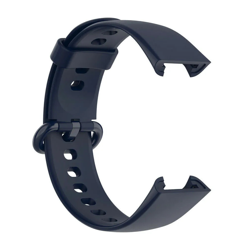 Silicone Strap, dark blue, without a watch, 3/4 front view