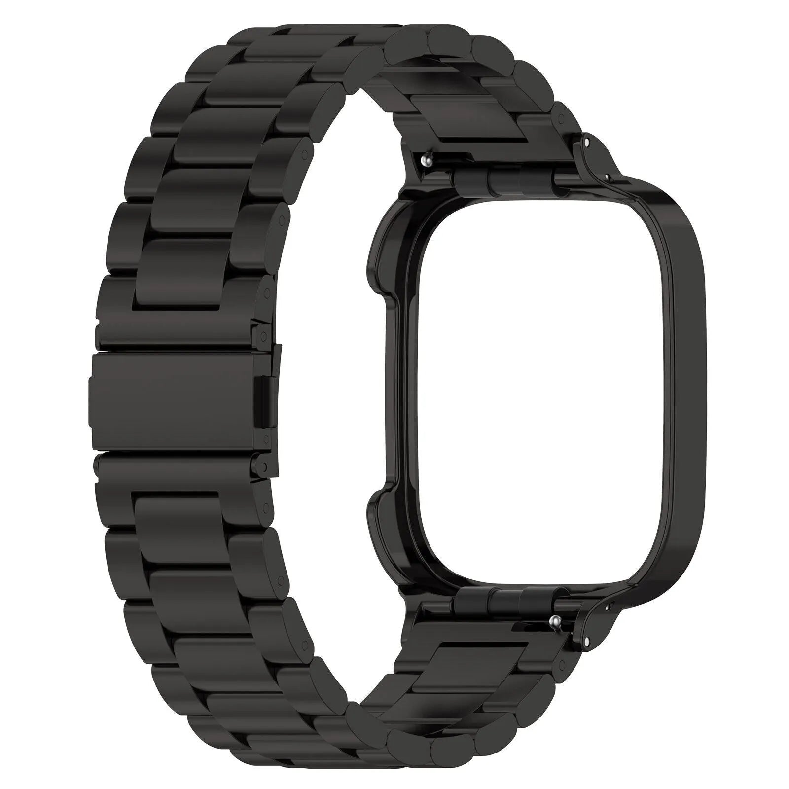 Steel Strap, black, without a watch, 3/4 front view