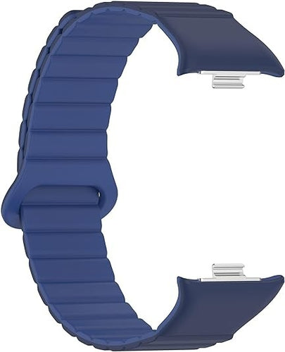 Redmi Watch 4 Magnetisches Silikonarmband (Duo Blau)