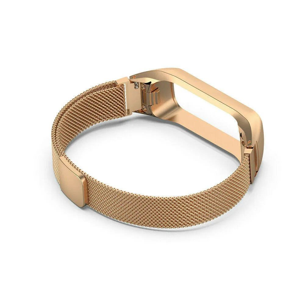 Milanese Strap, rose gold, without a watch, 3/4 front view