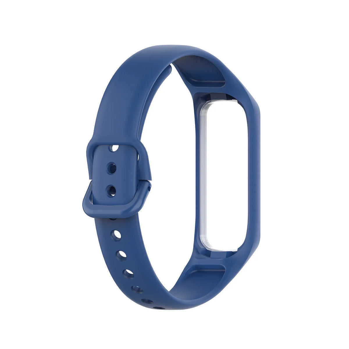 Silicone Strap, dark blue, without a watch, 3/4 front view