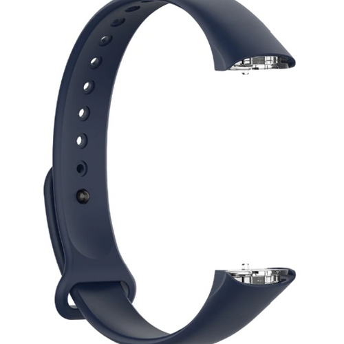 Silicone Strap, dark blue, without a watch, 3/4 front view