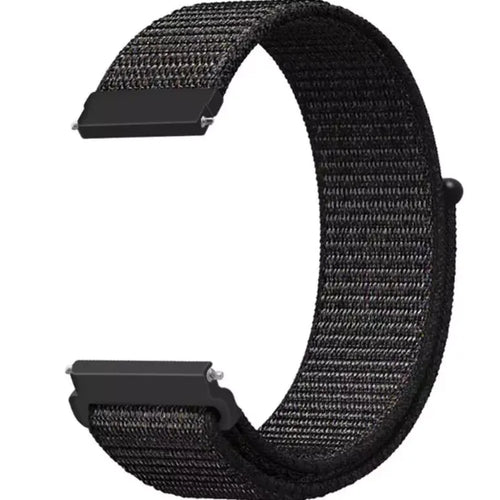 Nylon Strap, black, without a watch, 3/4 front view