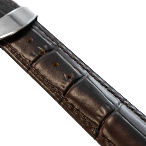 Amazfit GTS 4 Luxury Leather Strap (Dark Brown)
