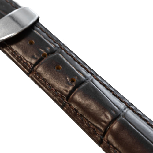 Withings ScanWatch Nova Luxury Leather Strap (Dark Brown)