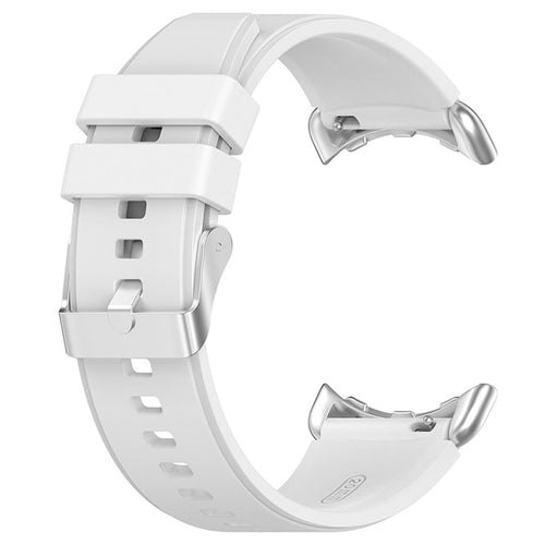 Silicone Strap, white, without a watch, 3/4 front view