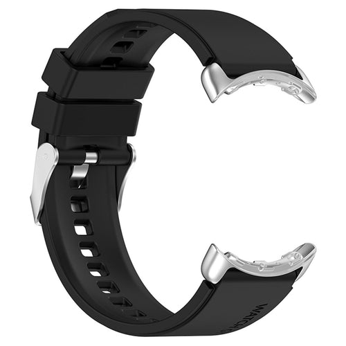 Silicone Strap, black, without a watch, 3/4 front view