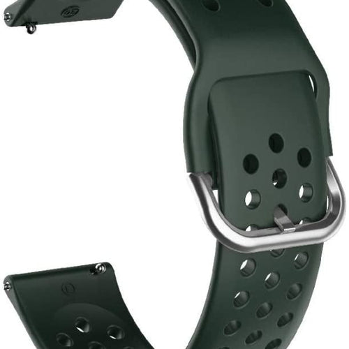 Withings Steel HR - 40mm Silikonarmband 'Air' (Dunkel Grün)