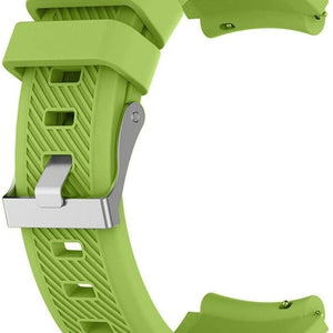 Twill Silicone Strap, light green, without a watch, 3/4 front view