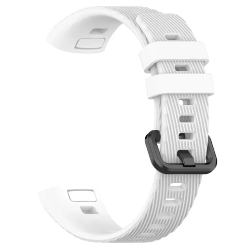 Silicone Strap, white, without a watch, 3/4 front view