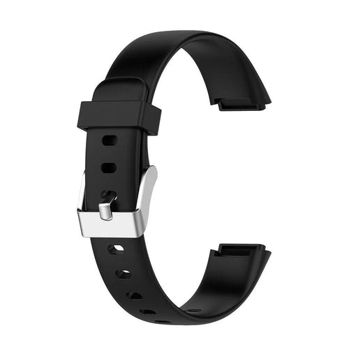 Silicone Strap, black, without a watch, 3/4 front view