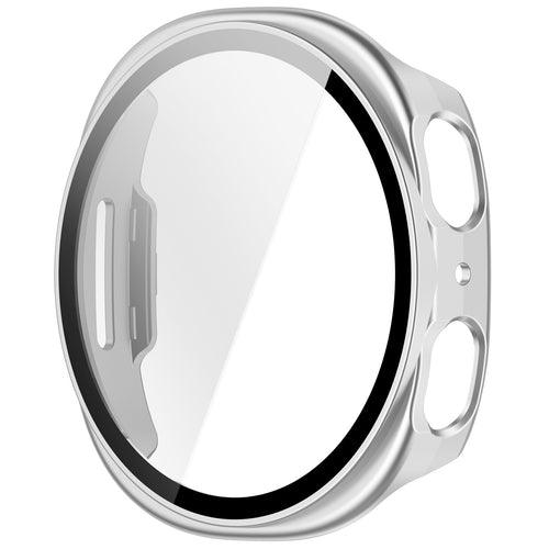 Samsung Galaxy Watch 8 - 40mm / 9 - 40mm Hardcase mit Glas (Silber)