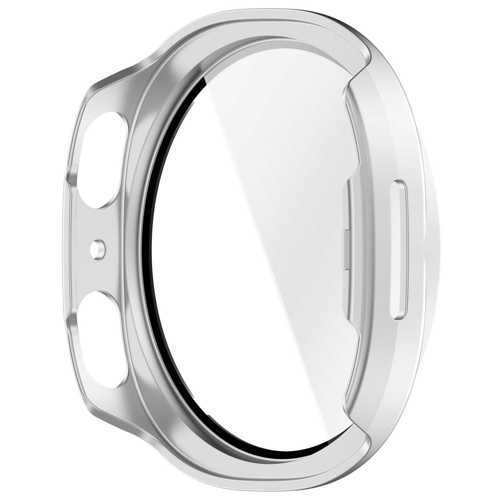 Samsung Galaxy Watch 8 - 40mm Hardcase mit Glas (Silber)