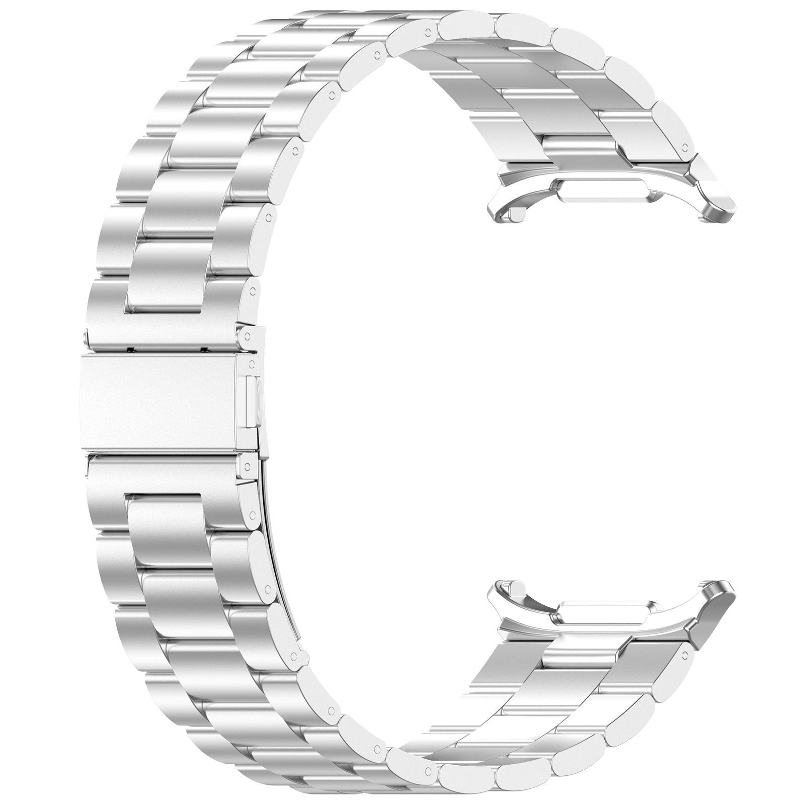 Steel Strap, silver, without a watch, 3/4 front view