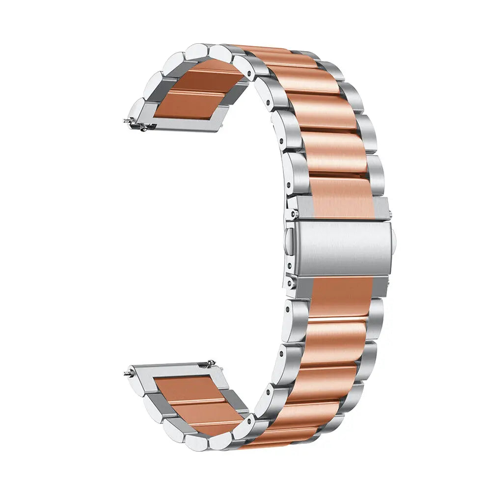 Garmin Forerunner 70 Stahlarmband (Silber/Roségold)