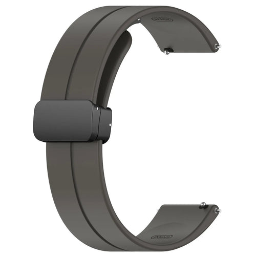 Amazfit GTS 4 D-Schnalle Silikonarmband (Dunkel Grau)