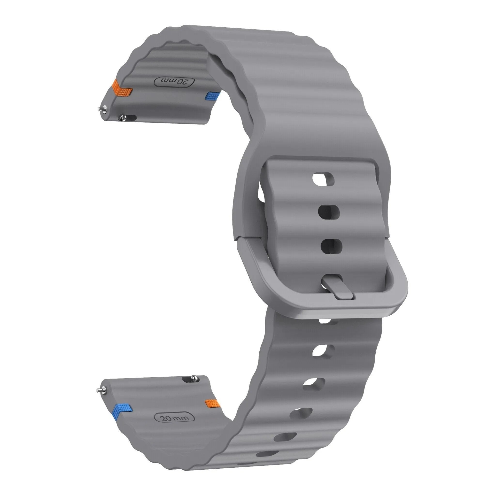 Suunto Race (s) Wellen -Silikonarmband (dunkelgrau)