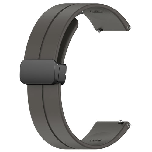 Amazfit Active 2 D-Buckle Silicone Strap (Dark Grey)