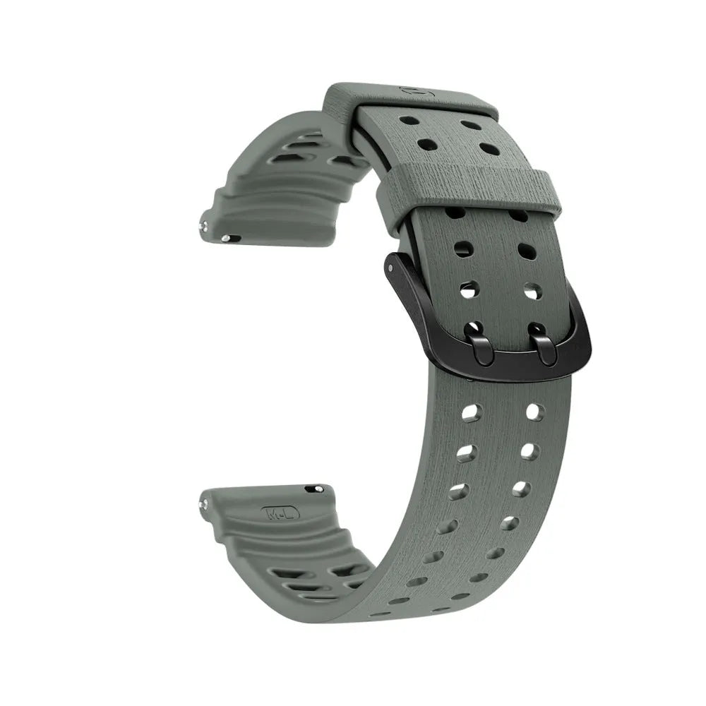 Polar Grit X Silicone Grain Strap (Dark Grey)