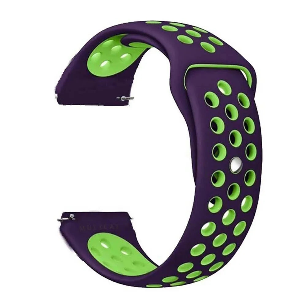Silicone Sport Strap, without a watch, 3/4 front view