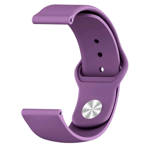Silicone Sport Strap, purple, without a watch, 3/4 front view