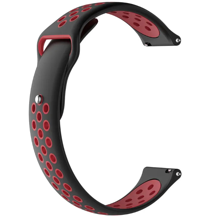 Withings ScanWatch 2 - 42mm Sport Strap (Black/Red)
