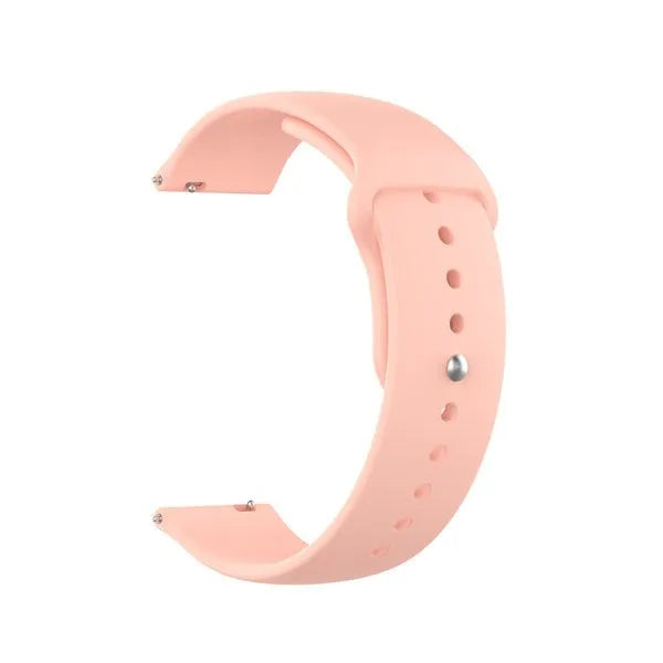 Silicone Sport Strap, pink, without a watch, 3/4 front view