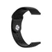 Uhrenarmband 18mm Sport - Schnellverschluss (Schwarz)