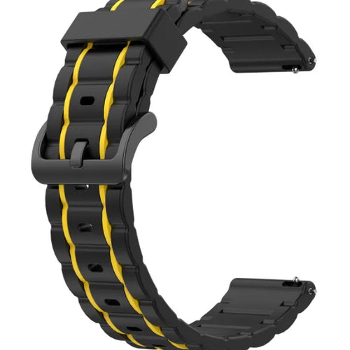 Huawei Watch GT 7 Pro Sportarmband mit Schnalle (Schwarz/Gelb)