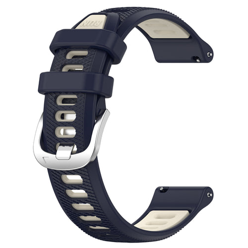 Garmin Forerunner 570 - 47mm Schnalle Sport Amrband (Dunkelblau/Beige)