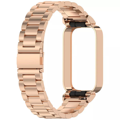 Xiaomi Smart Band 9 Active Stahlarmband (Rosé Gold)