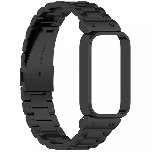 Xiaomi Smart Band 9 Active Stahlarmband (Schwarz)