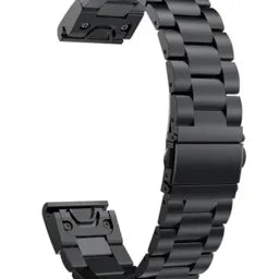 Steel Strap, black, without a watch, 3/4 front view