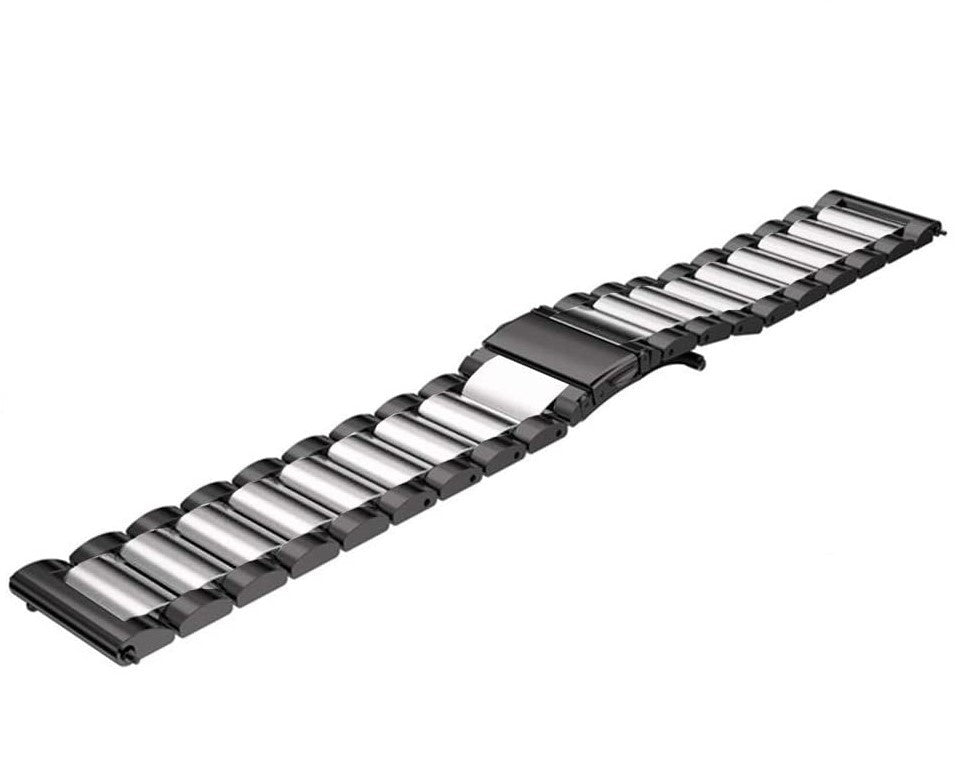 Amazfit Bip 6 Stahlarmband (Schwarz/Silber)