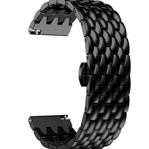 Steel Dragon Strap, black, without a watch, 3/4 front view