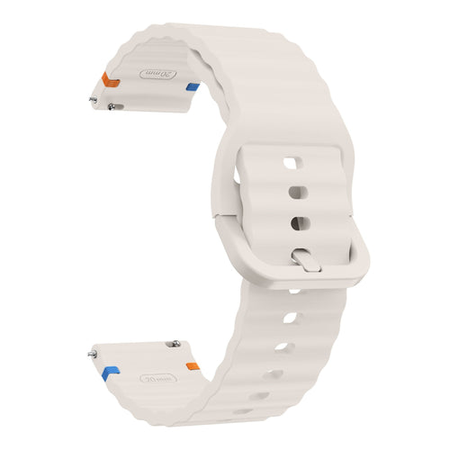 Samsung Galaxy Watch Active Wave Silicone Bracelet (Starlight)