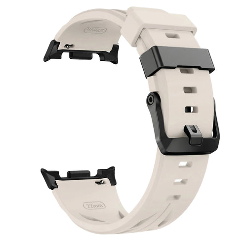 Samsung Galaxy Watch 8 - 44mm Race Silicone Strap (Starlight)