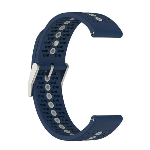 Suunto Run Silikonarmband (blau/grau)