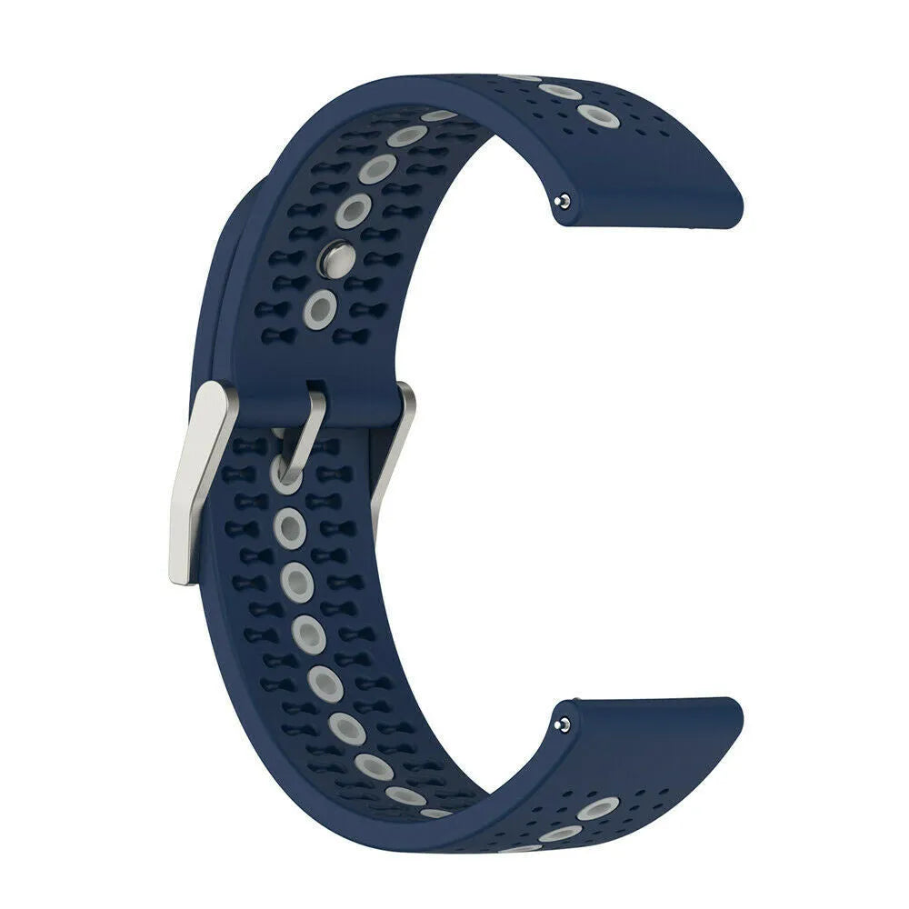 Suunto Run Silikonarmband (blau/grau)
