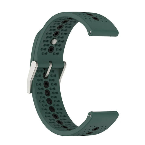 Suunto Run Silikonarmband (grün/schwarz)