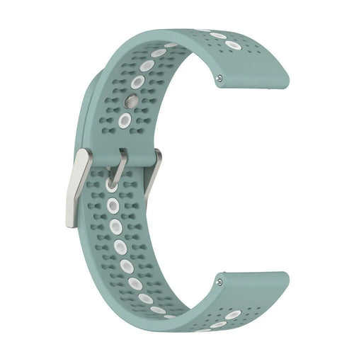 Suunto Vertical 2 Silikonarmband (Grün-Grau/Weiß)