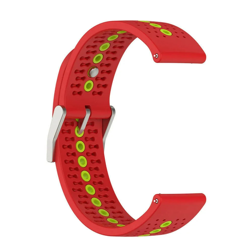 Suunto Race (S) Silikonarmband (Rot/Grün)