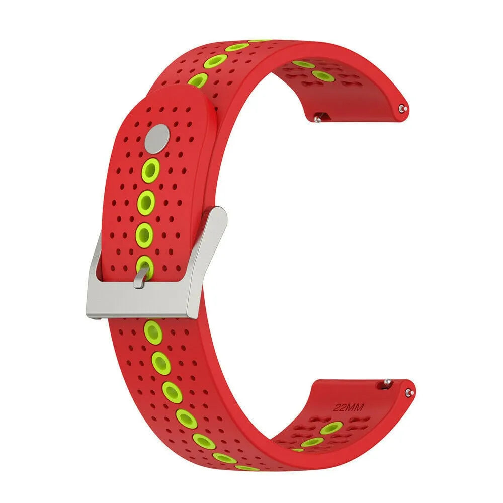 Suunto Race (S) Silikonarmband (Rot/Grün)