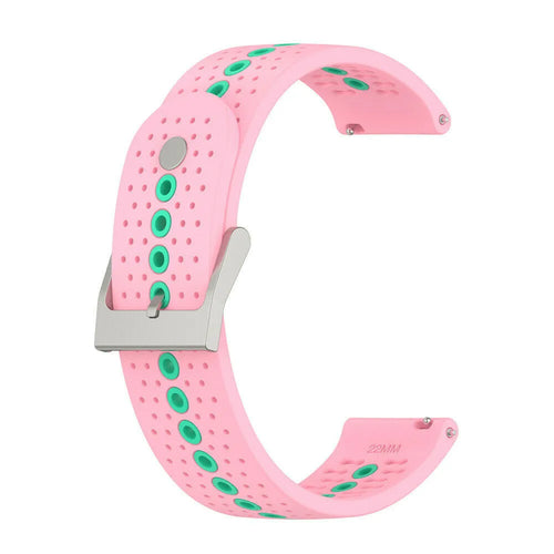 Suunto Race 2 Silikonarmband (Rosa/Türkis)