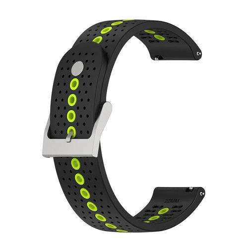 Suunto Run Silikonarmband (Schwarz/Gelb)