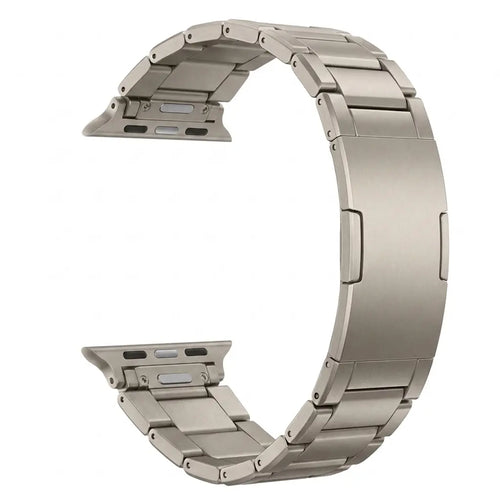 Refined Titanium Strap, without a watch, 3/4 front view