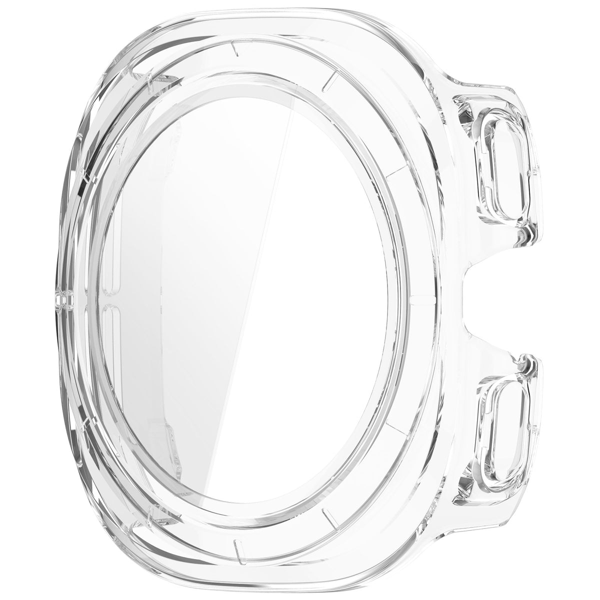 Samsung Galaxy Watch Ultra 2 Hartschalenhülle mit Glas (Transparent)