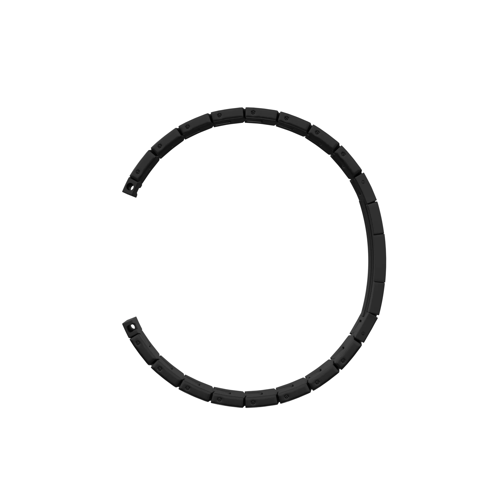 Oppo Watch X2 Gebürstetes Titanarmband (flacher Verschluss) (Graphit)