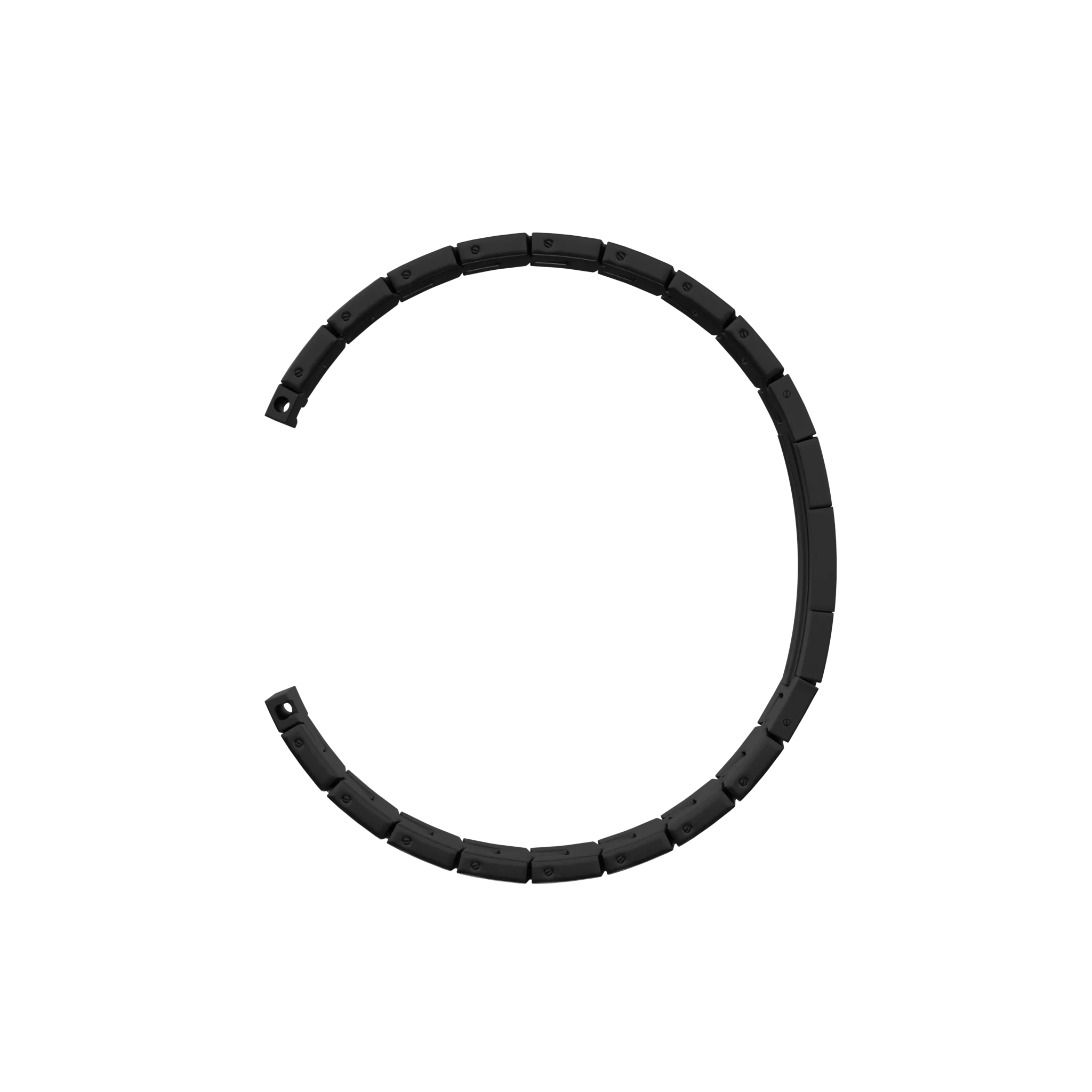 Amazfit Bip 6 Titan Grainarmband (flacher Verschluss) (Graphit)