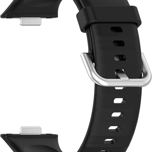 Huawei Watch Fit 4 Pro Silikonarmband (Schwarz)